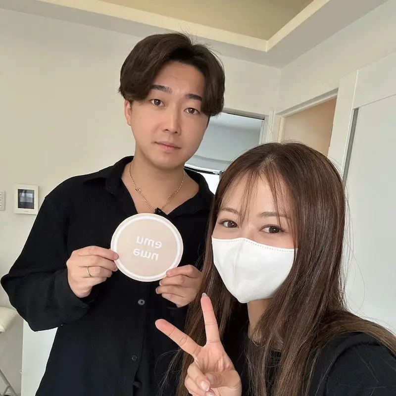 お客様との写真