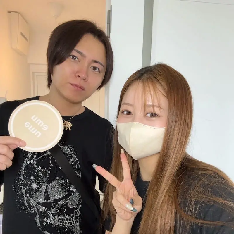 お客様との写真