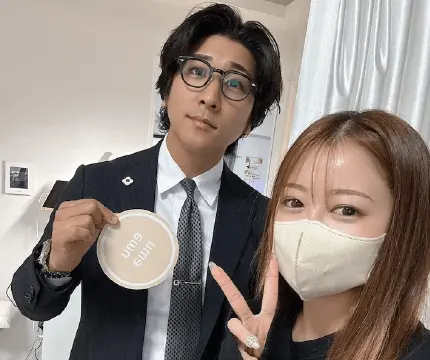 お客様との写真