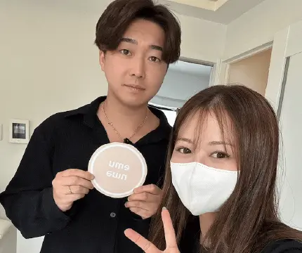 お客様との写真